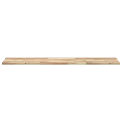 Schweberegal 160x40x2 cm Massivholz Akazie Unbehandelt