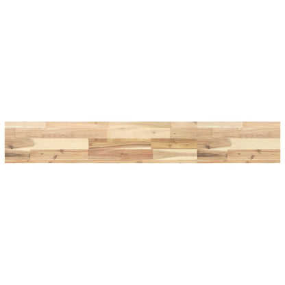Schweberegal 160x20x4 cm Massivholz Akazie Unbehandelt