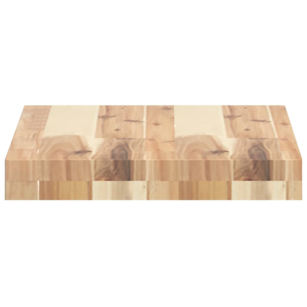 Schweberegale 3 Stk. 40x30x4 cm Massivholz Akazie Unbehandelt