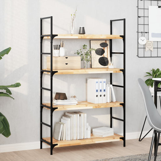 Schweberegale 4 Stk. 80x30x4 cm Massivholz Akazie Unbehandelt