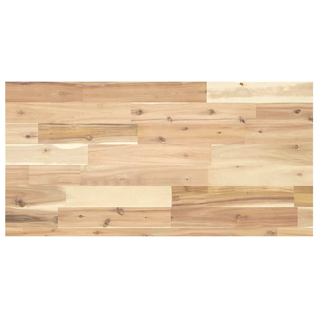 Schweberegal 80x40x4 cm Massivholz Akazie Unbehandelt