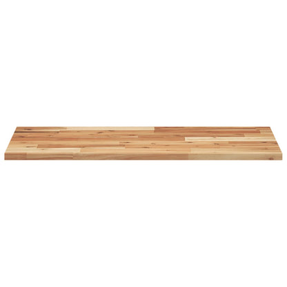 Schweberegale 2 Stk. 80x40x2 cm Massivholz Akazie Ölbehandelt