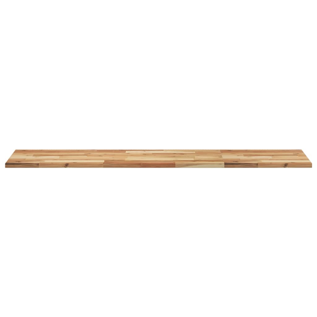 Schweberegale 2 Stk. 120x40x2 cm Massivholz Akazie Ölbehandelt