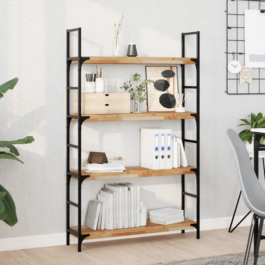 Floating shelf 100x20x4 cm solid acacia wood oil-treated