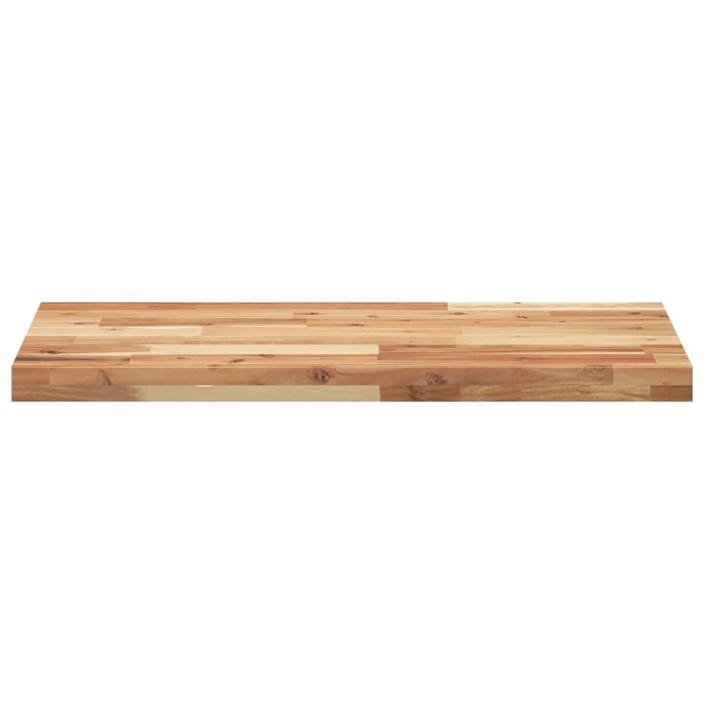 Schweberegal 80x40x4 cm Massivholz Akazie Ölbehandelt