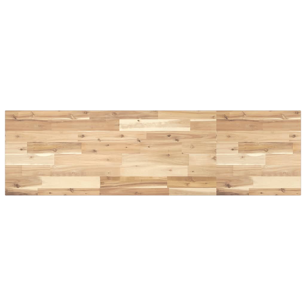 Waschtischplatte Unbehandelt 120x40x2 cm Massivholz Akazie
