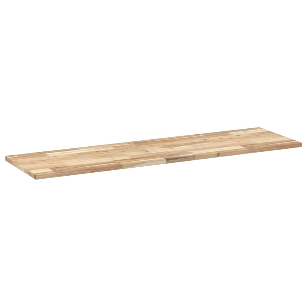 Waschtischplatte Unbehandelt 120x40x2 cm Massivholz Akazie