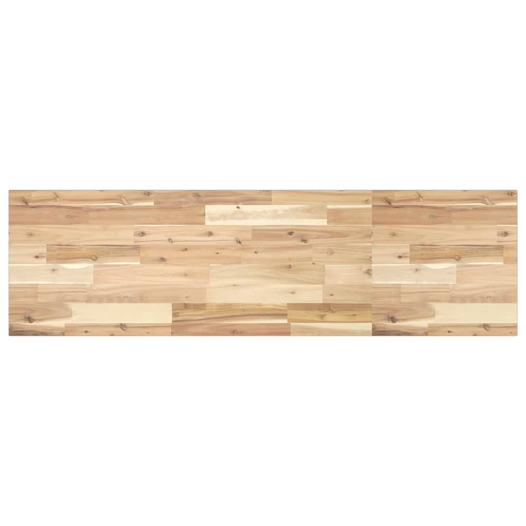 Waschtischplatte Unbehandelt 160x40x2 cm Massivholz Akazie