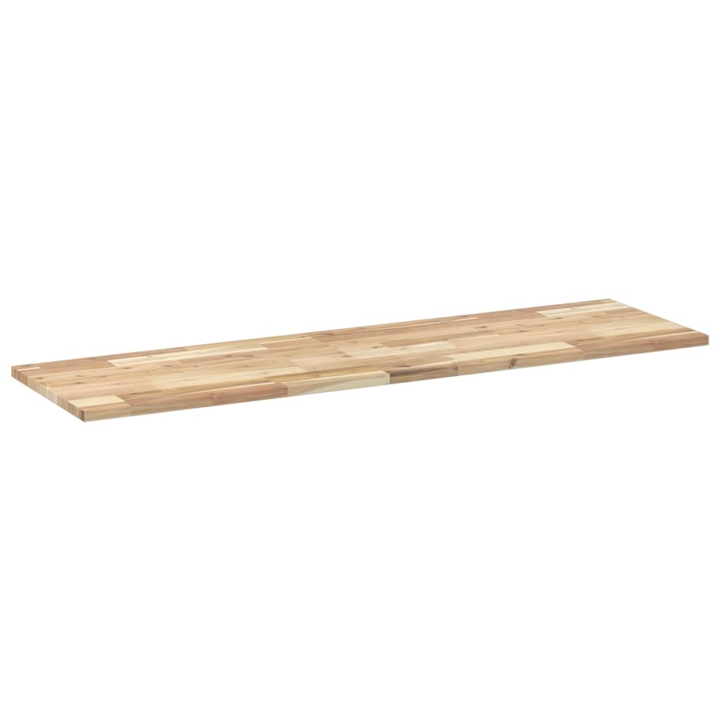 Waschtischplatte Unbehandelt 160x40x2 cm Massivholz Akazie