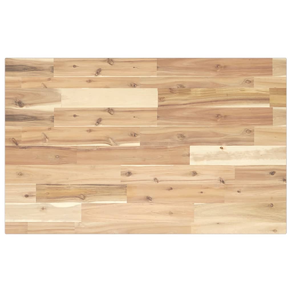Waschtischplatte Unbehandelt 80x50x2 cm Massivholz Akazie