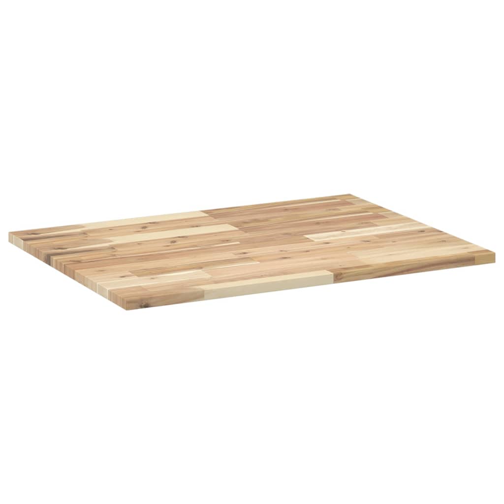 Waschtischplatte Unbehandelt 80x60x2 cm Massivholz Akazie