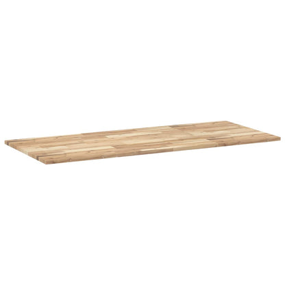 Waschtischplatte Unbehandelt 120x60x2 cm Massivholz Akazie