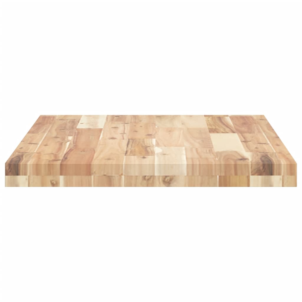 Waschtischplatte Unbehandelt 60x50x4 cm Massivholz Akazie