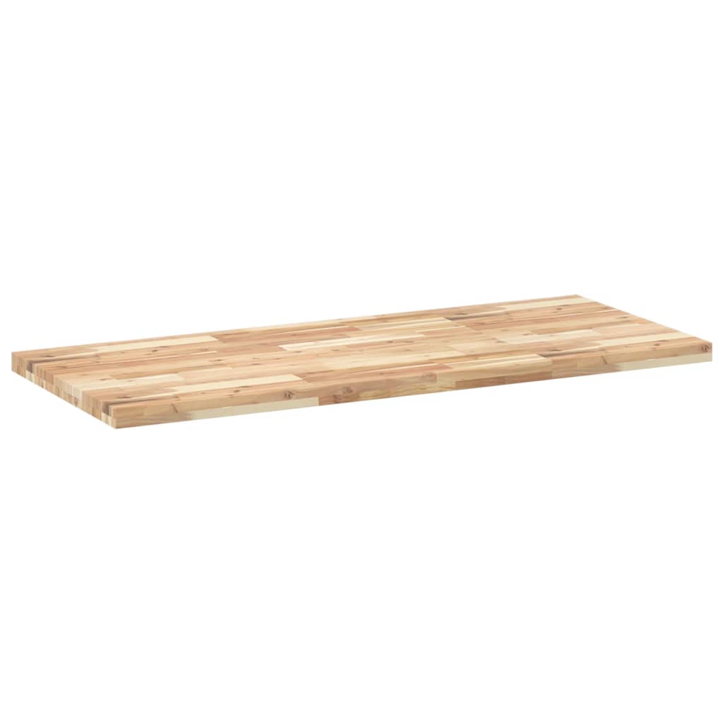 Waschtischplatte Unbehandelt 120x60x4 cm Massivholz Akazie