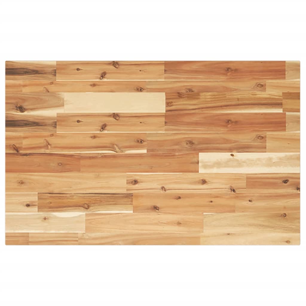 Waschtischplatte Ölbeschichtung 100x50x2 cm Massivholz Akazie