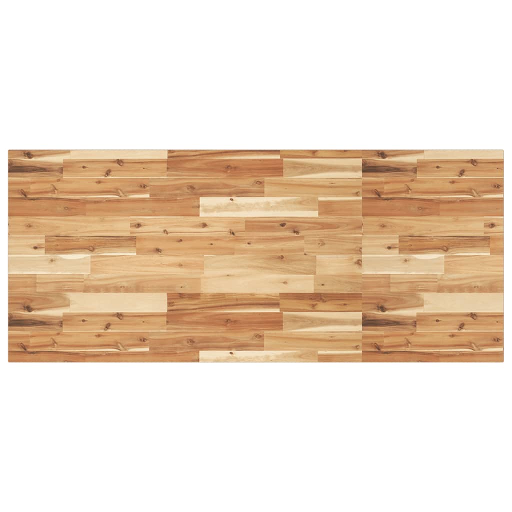 Waschtischplatte Ölbeschichtung 120x60x2 cm Massivholz Akazie