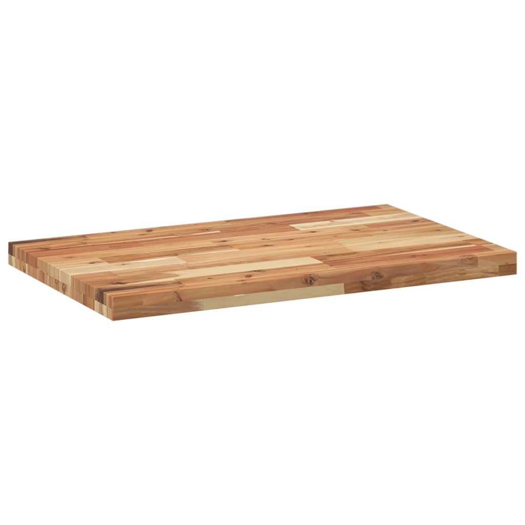 Waschtischplatte Ölbeschichtung 100x50x4 cm Massivholz Akazie