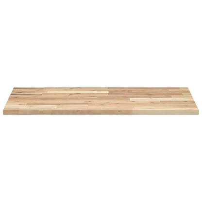 Schreibtischplatte Unbehandelt 80x50x2 cm Massivholz Akazie