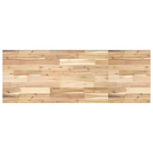 Schreibtischplatte Unbehandelt 160x50x2 cm Massivholz Akazie