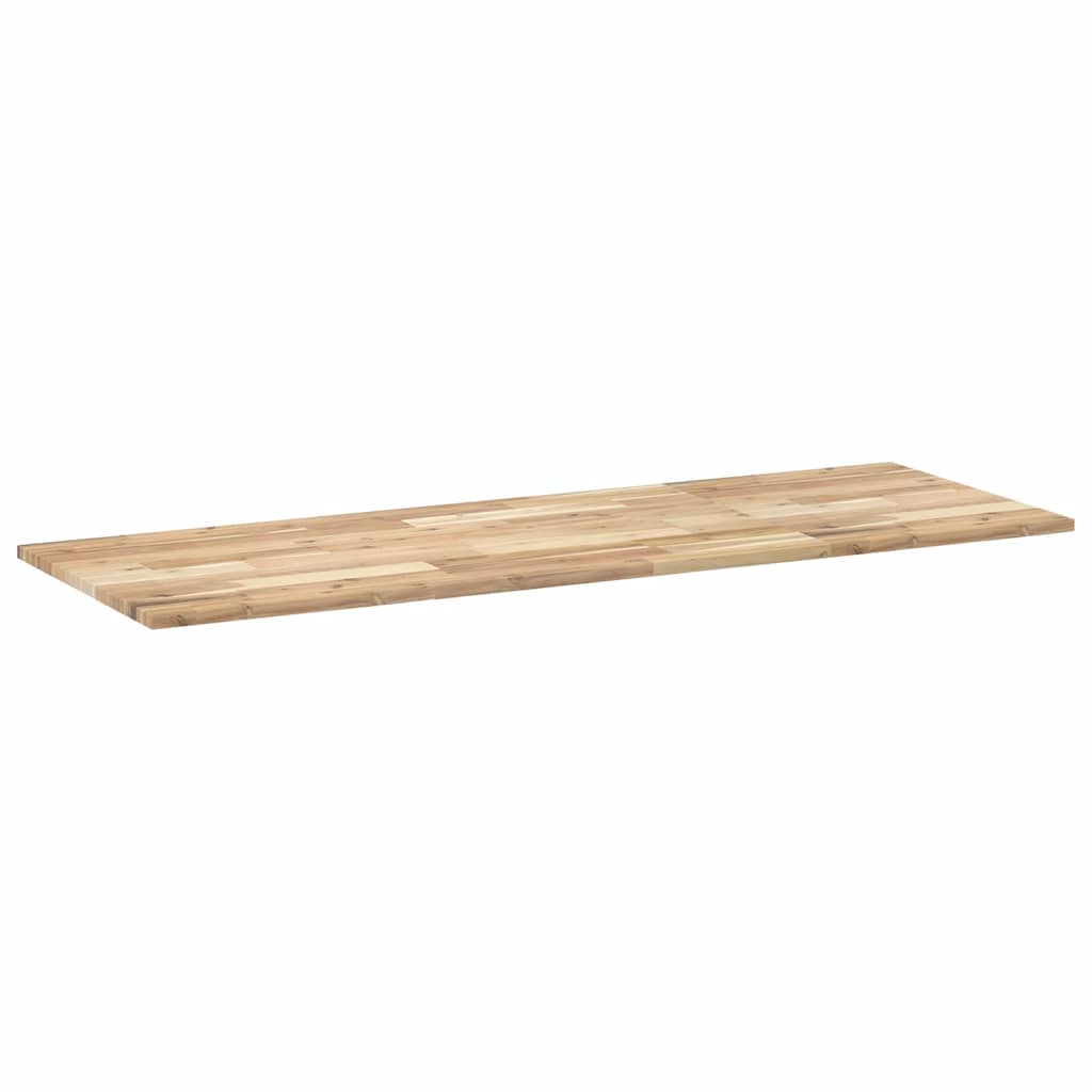 Schreibtischplatte Unbehandelt 160x50x2 cm Massivholz Akazie