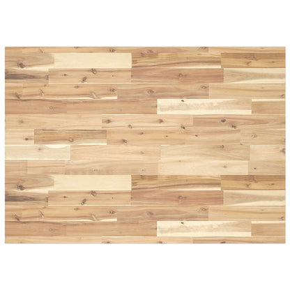 Schreibtischplatte Unbehandelt 80x70x2 cm Massivholz Akazie