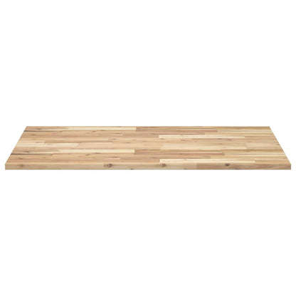 Schreibtischplatte Unbehandelt 80x70x2 cm Massivholz Akazie