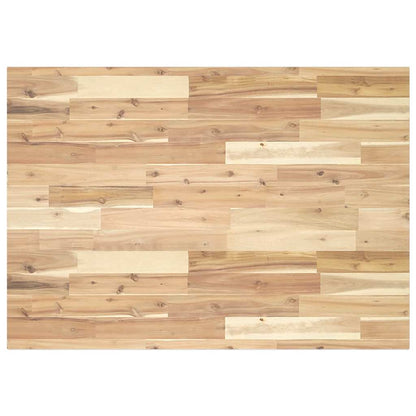Schreibtischplatte Unbehandelt 100x70x2 cm Massivholz Akazie