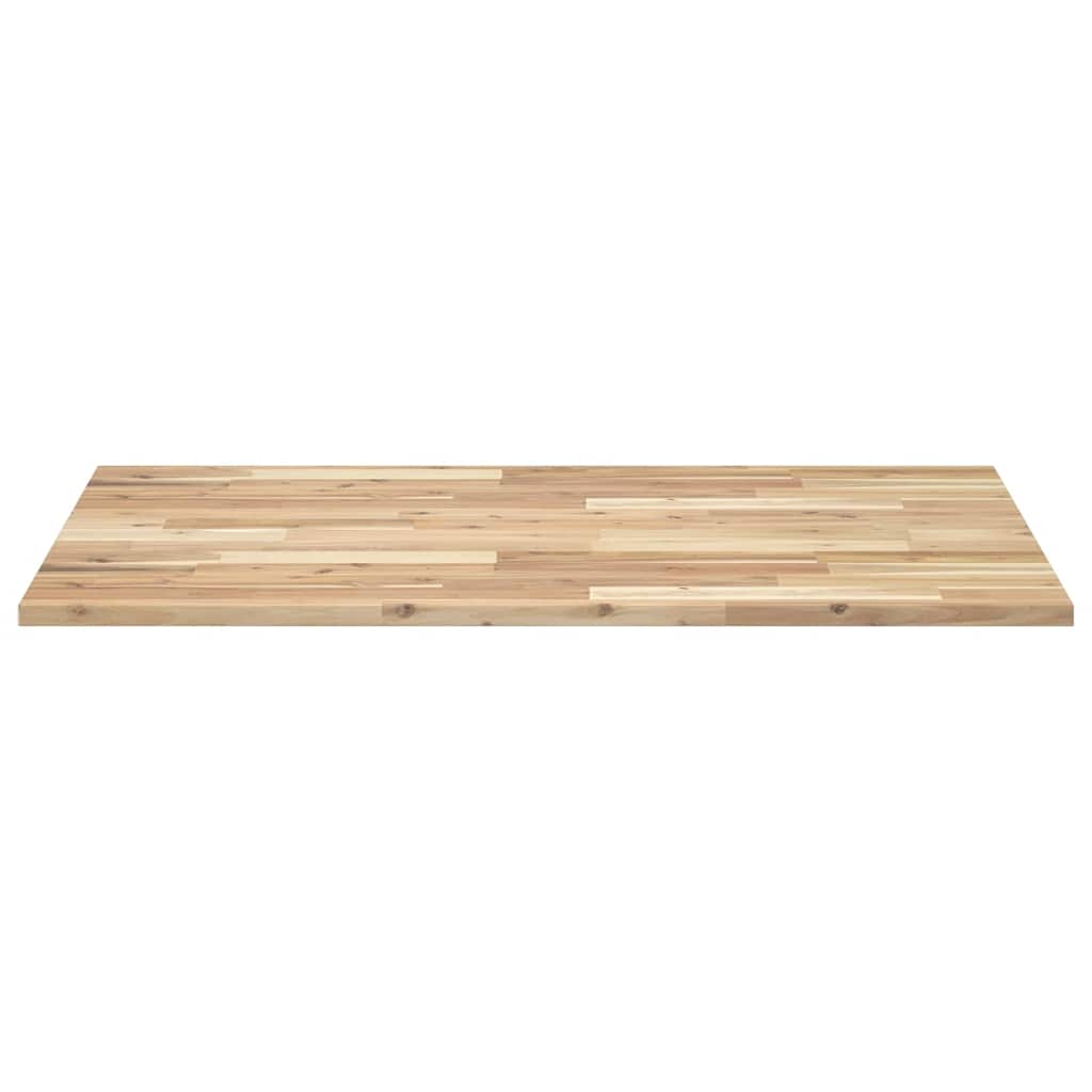 Schreibtischplatte Unbehandelt 120x70x2 cm Massivholz Akazie