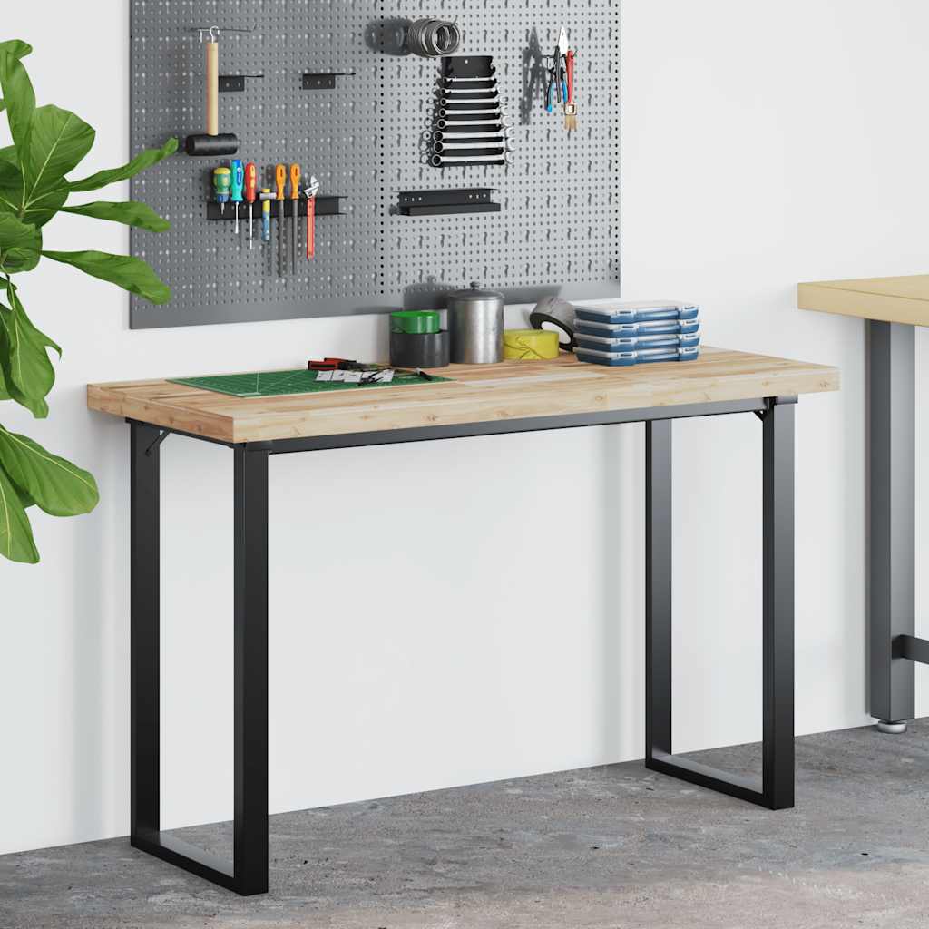 Schreibtischplatte Unbehandelt 120x50x4 cm Massivholz Akazie