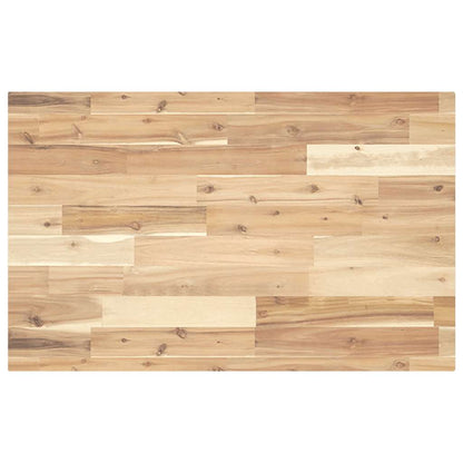 Schreibtischplatte Unbehandelt 140x50x4 cm Massivholz Akazie