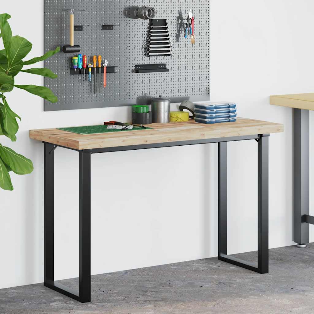 Schreibtischplatte Unbehandelt 140x50x4 cm Massivholz Akazie