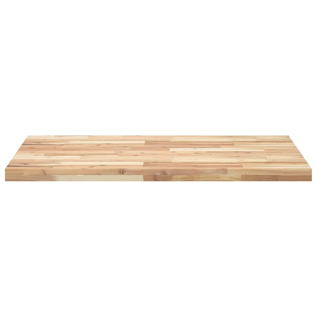 Schreibtischplatte Unbehandelt 120x70x4 cm Massivholz Akazie