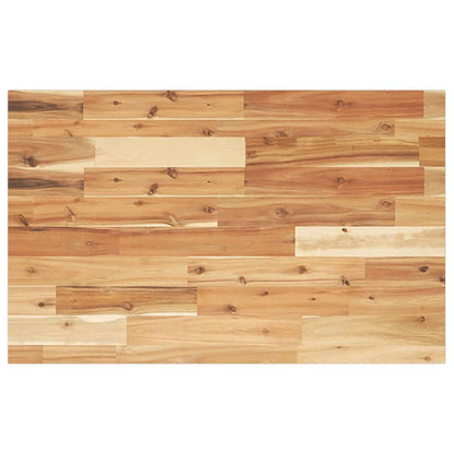 Schreibtischplatte Ölbeschichtung 80x50x2 cm Massivholz Akazie