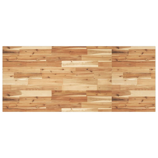 Schreibtischplatte Ölbeschichtung 140x60x2 cm Massivholz Akazie
