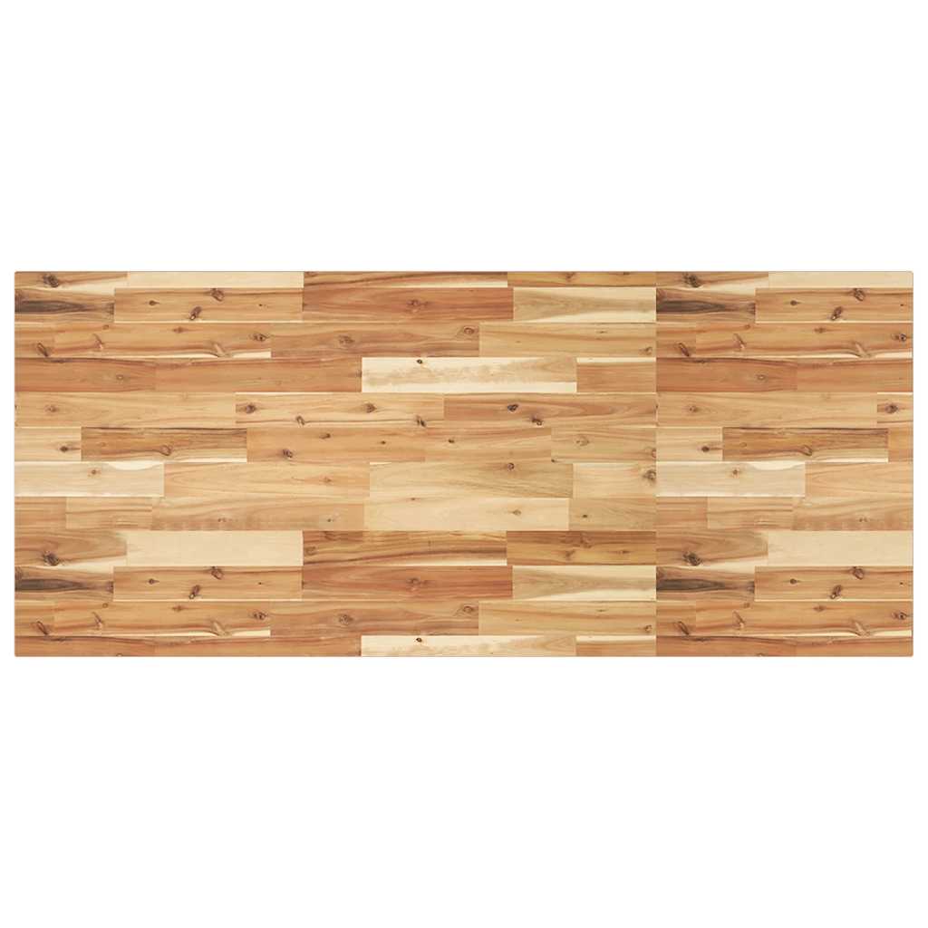 Schreibtischplatte Ölbeschichtung 140x60x2 cm Massivholz Akazie