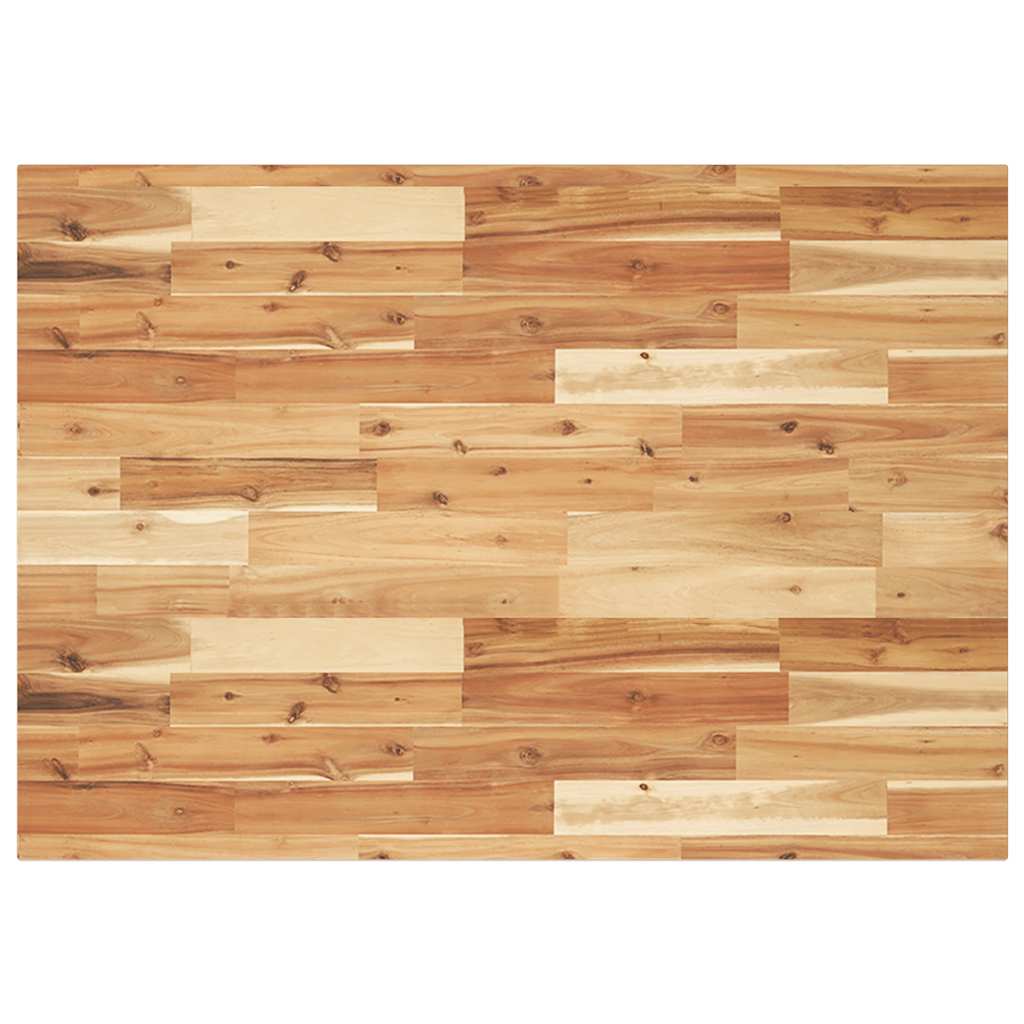 Desk top oil-coated 80x70x2 cm solid acacia wood