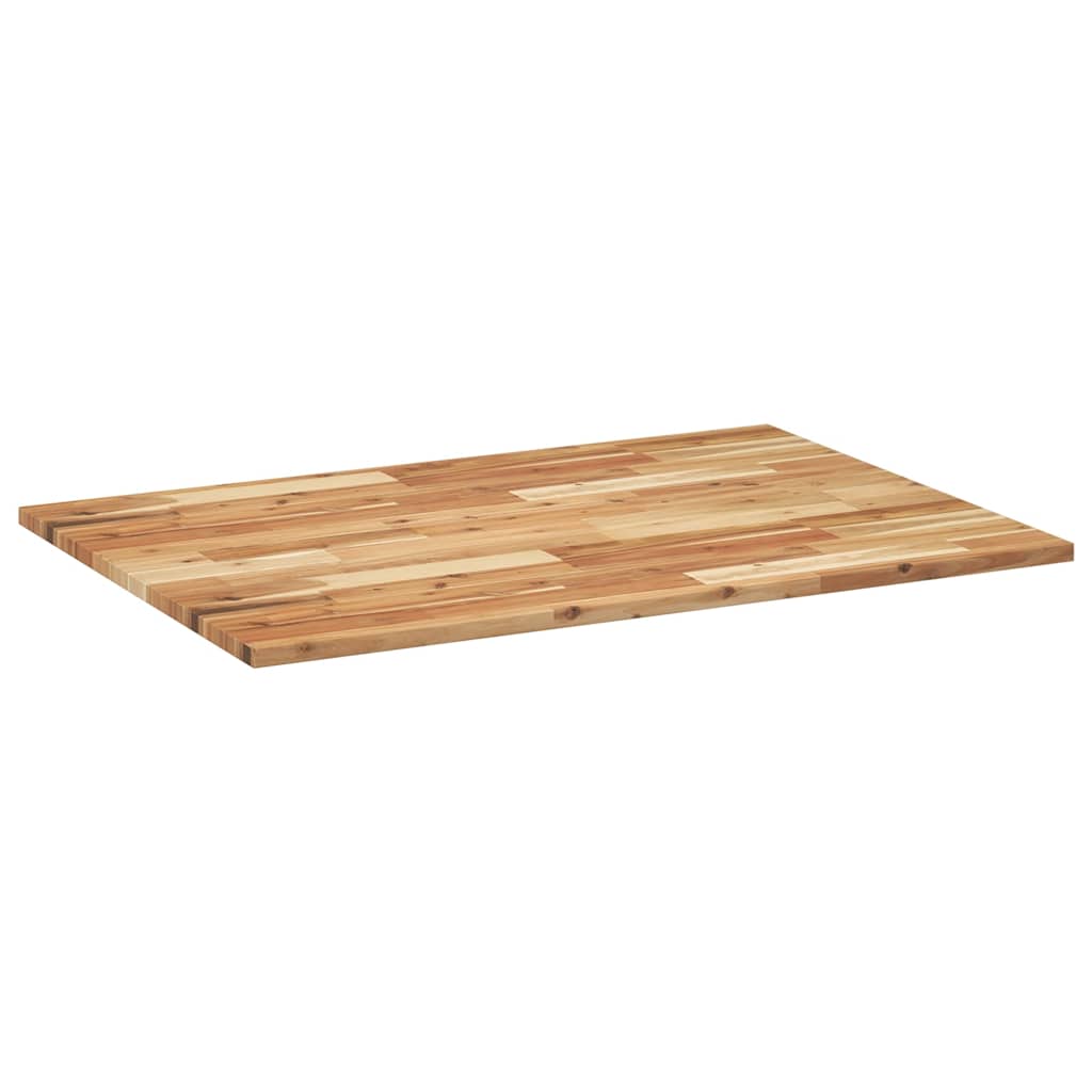 Desk top oil-coated 80x70x2 cm solid acacia wood