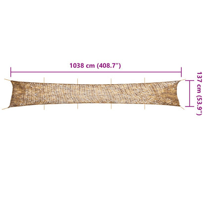 Tarnnetz mit Aufbewahrungstasche 1038x137 cm Sandfarbe