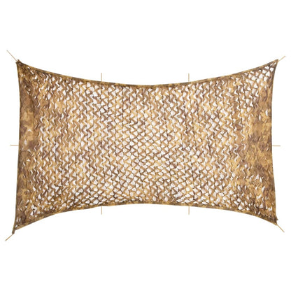 Tarnnetz mit Aufbewahrungstasche 600x414 cm Sandfarbe