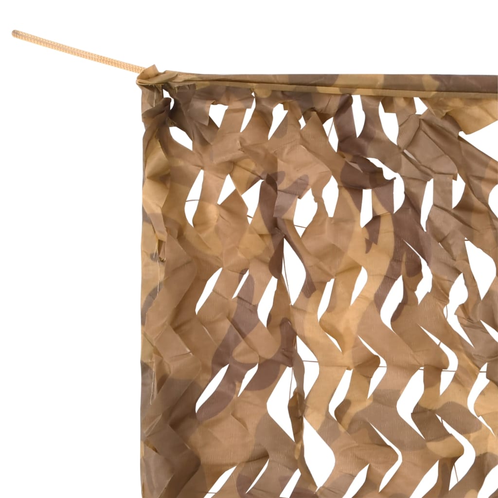 Tarnnetz mit Aufbewahrungstasche 708x423 cm Sandfarbe