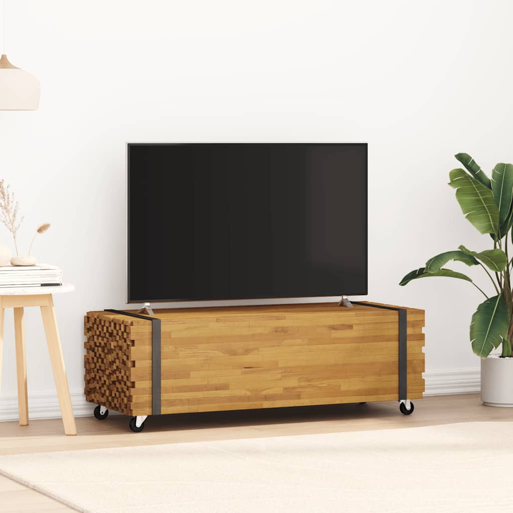 Table basse 110x45x35 cm en bois de teck massif