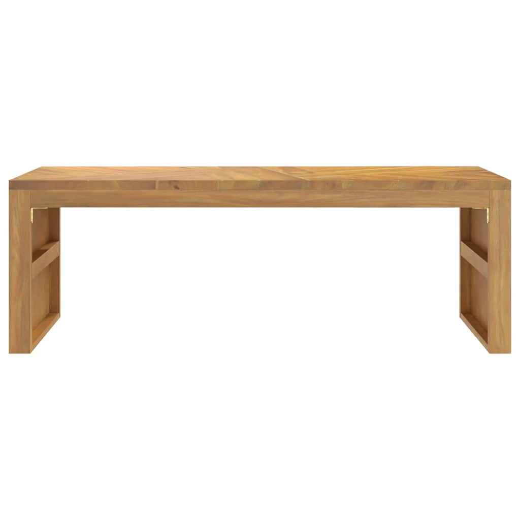 Table basse 110x35x38 cm en bois de teck massif