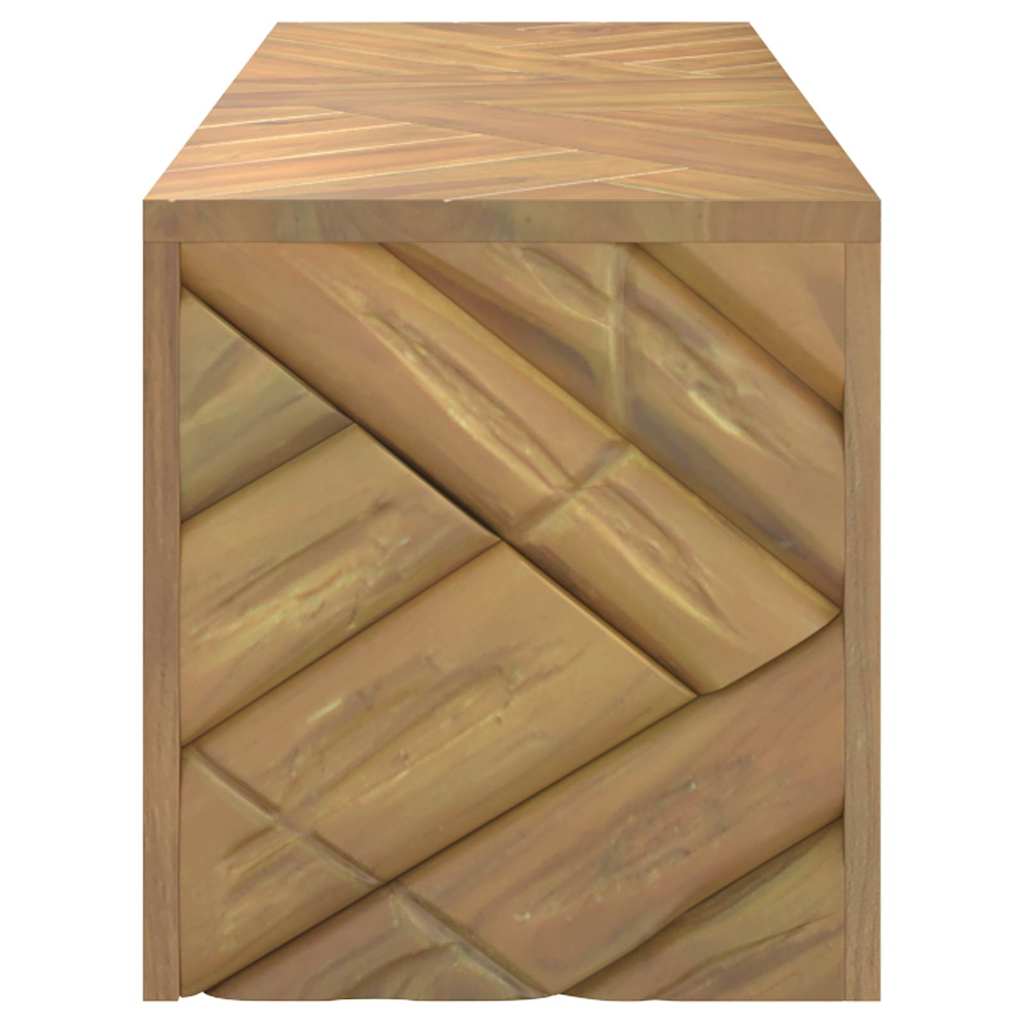 Table basse 110x35x38 cm en bois de teck massif