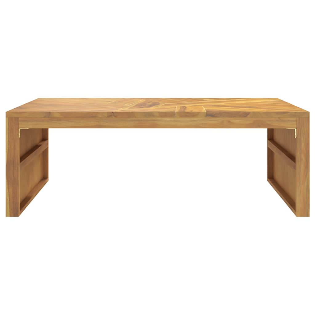Table basse 110x60x38 cm en bois de teck massif