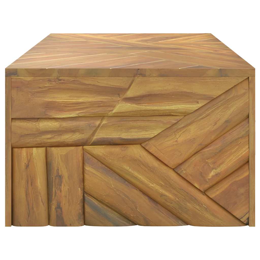 Table basse 110x60x38 cm en bois de teck massif