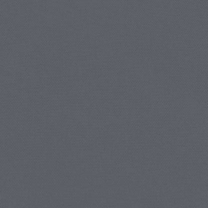Gartenbank mit Kissen Schwarz Aluminium