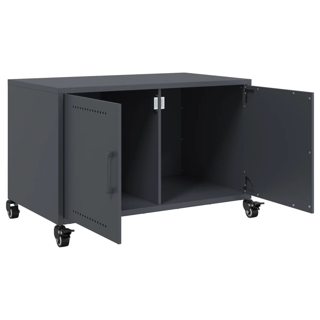 TV-Schrank Anthrazit 68x39x43,5 cm Stahl