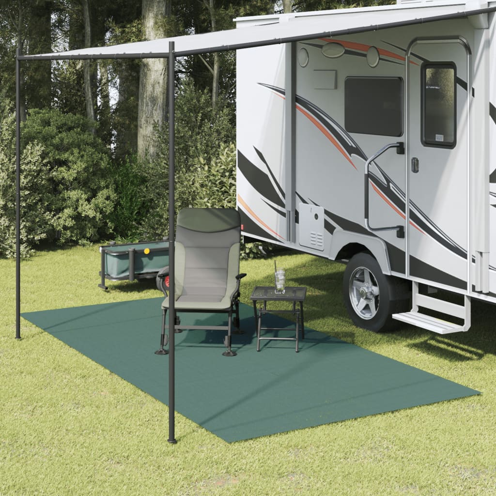 Tapis de camping vert 4x2 m