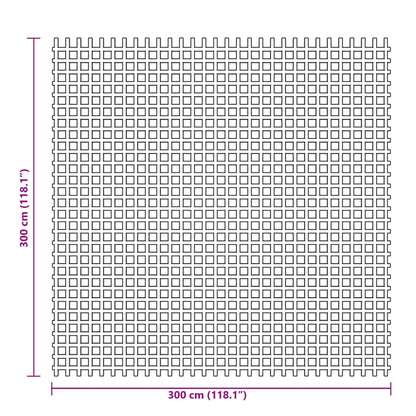 Zeltteppich Grün 3x3 m