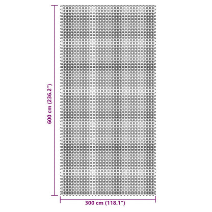 Zeltteppich Grün 6x3 m